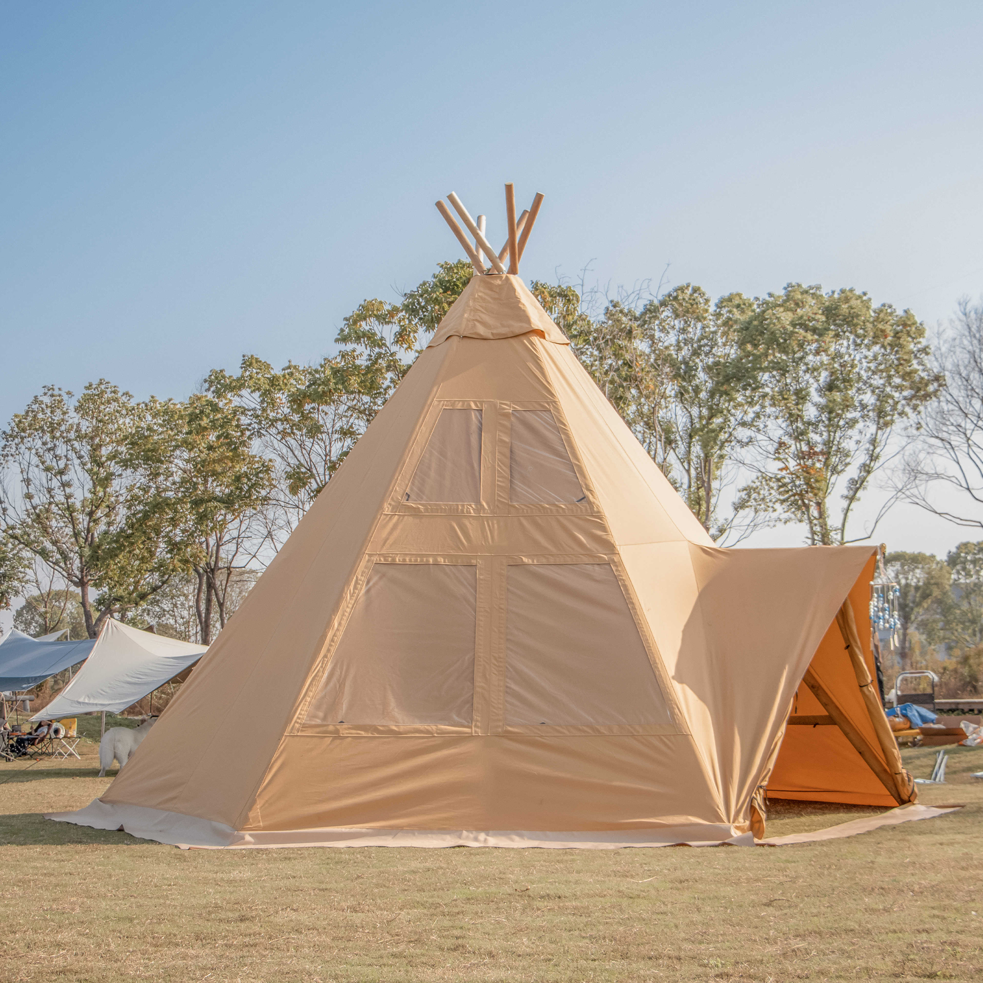 Luxury Tipi Hotel Tent | Iconic Timber-Frame Glamping Lodge for Resorts & Events