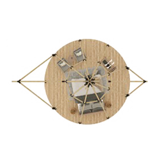 Tipi tent (2 Door) | Premium Glamping Structure | B2B Supplier