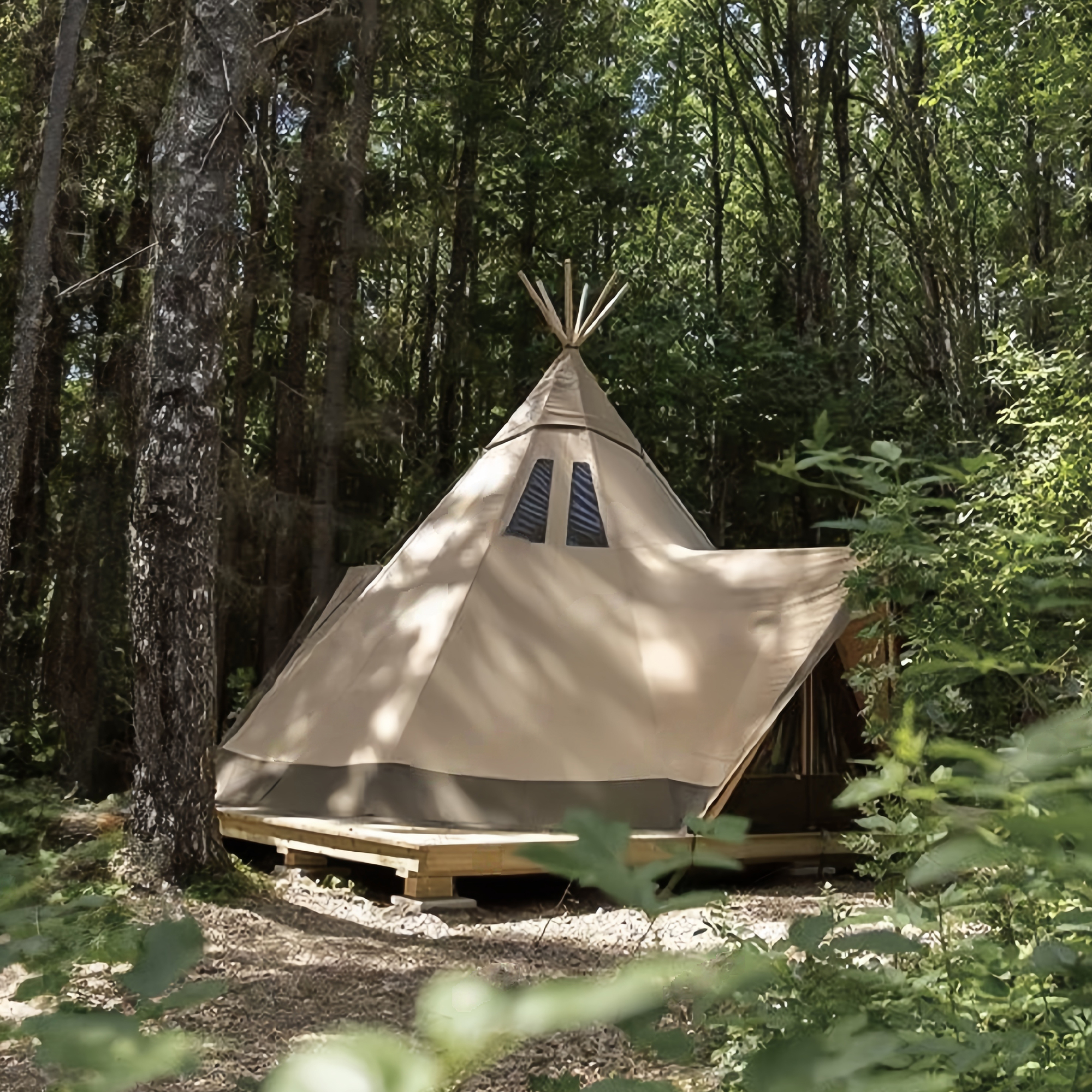 Tipi tent (2 Door) | Premium Glamping Structure | B2B Supplier