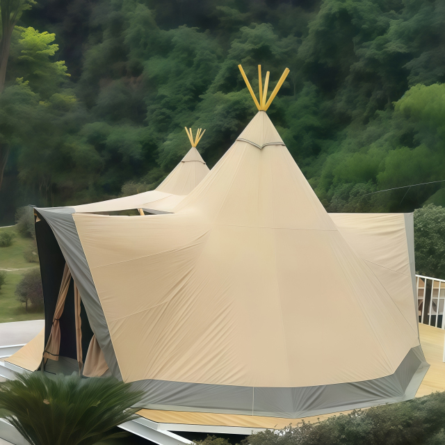 Tipi tent (2 Door) | Premium Glamping Structure | B2B Supplier