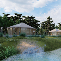 Yurt tent | Premium Commercial Glamping Structure | B2B Supplier