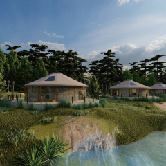 Yurt tent | Premium Commercial Glamping Structure | B2B Supplier