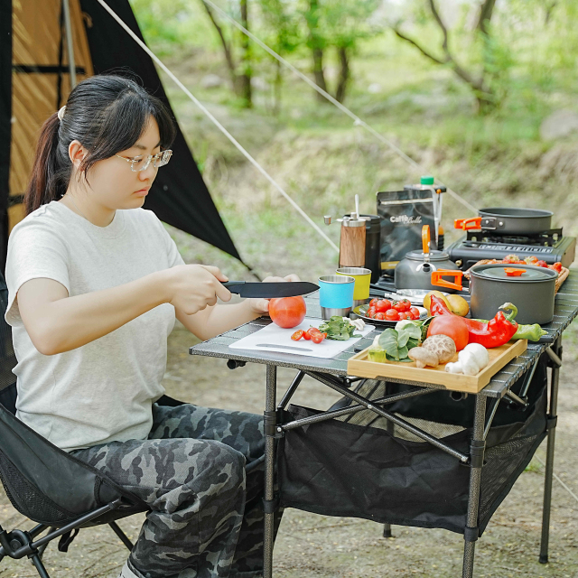 Elevated Folding Camping Table | Commercial Grade Utility | B2B Supplier