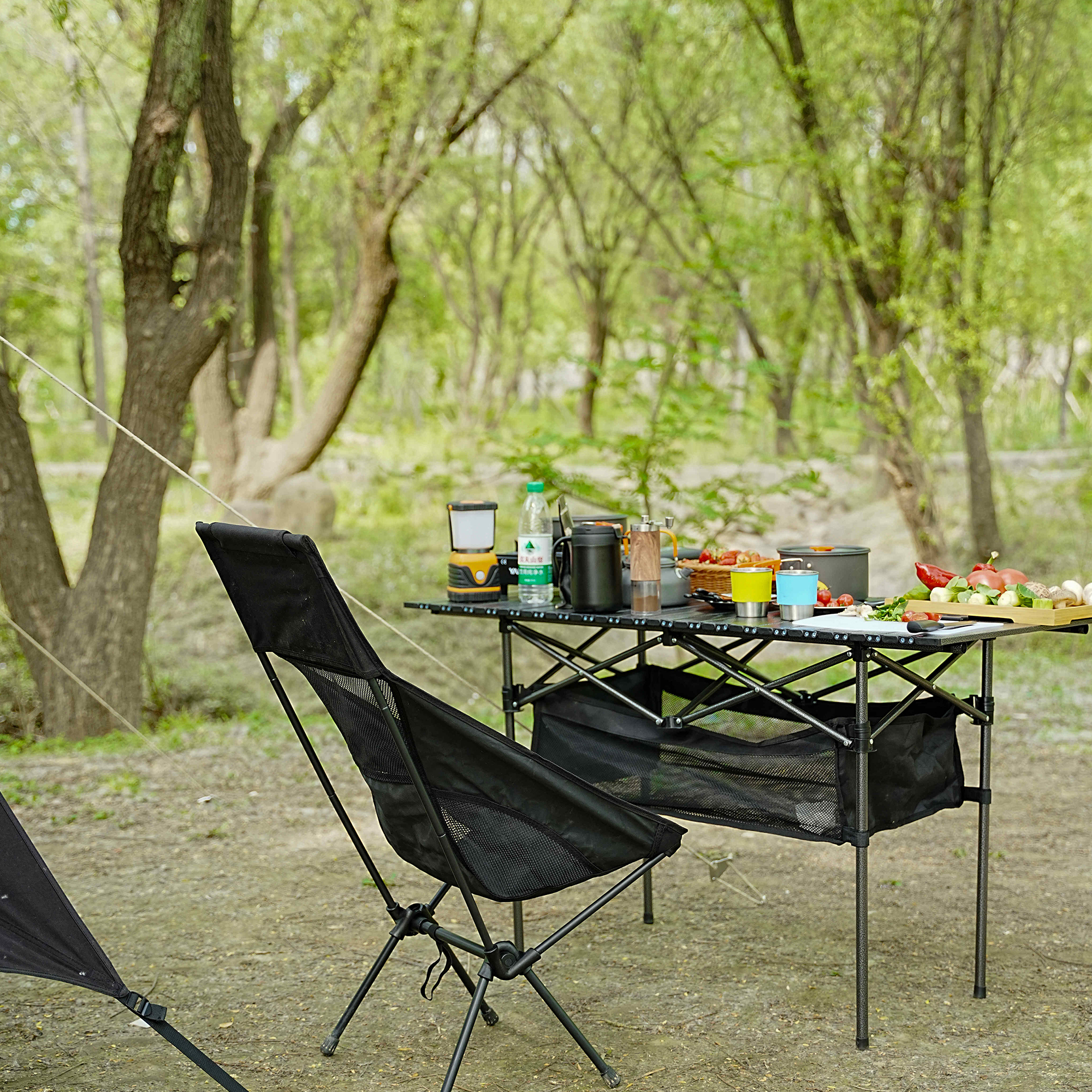 Elevated Folding Camping Table | Commercial Grade Utility | B2B Supplier