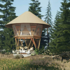 Luxury Beehive Hotel Tent | Geometric Glamping Pod with Modular Timber Frame