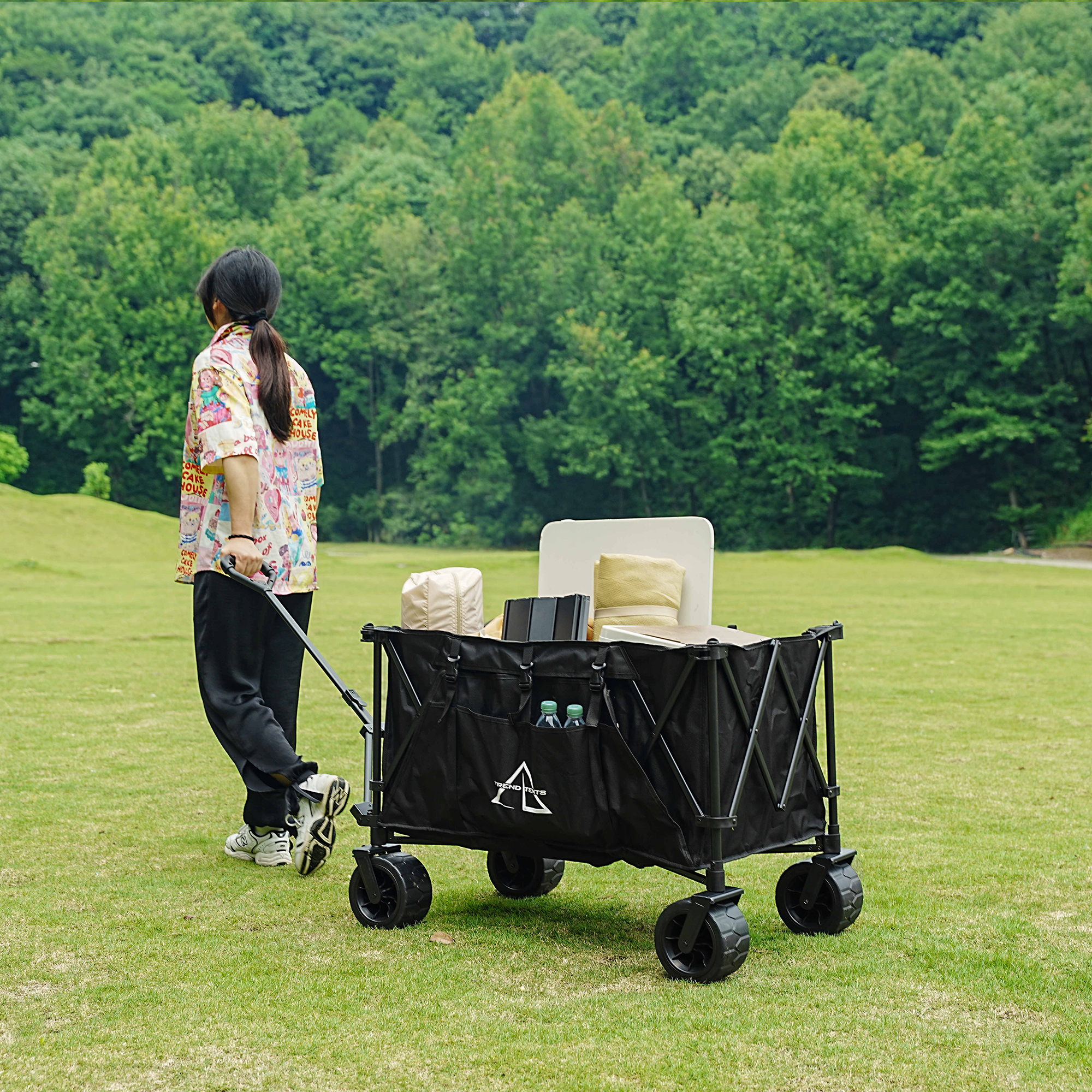 Camping Wagon | Heavy-Duty All-Terrain Utility Cart | B2B Supplier