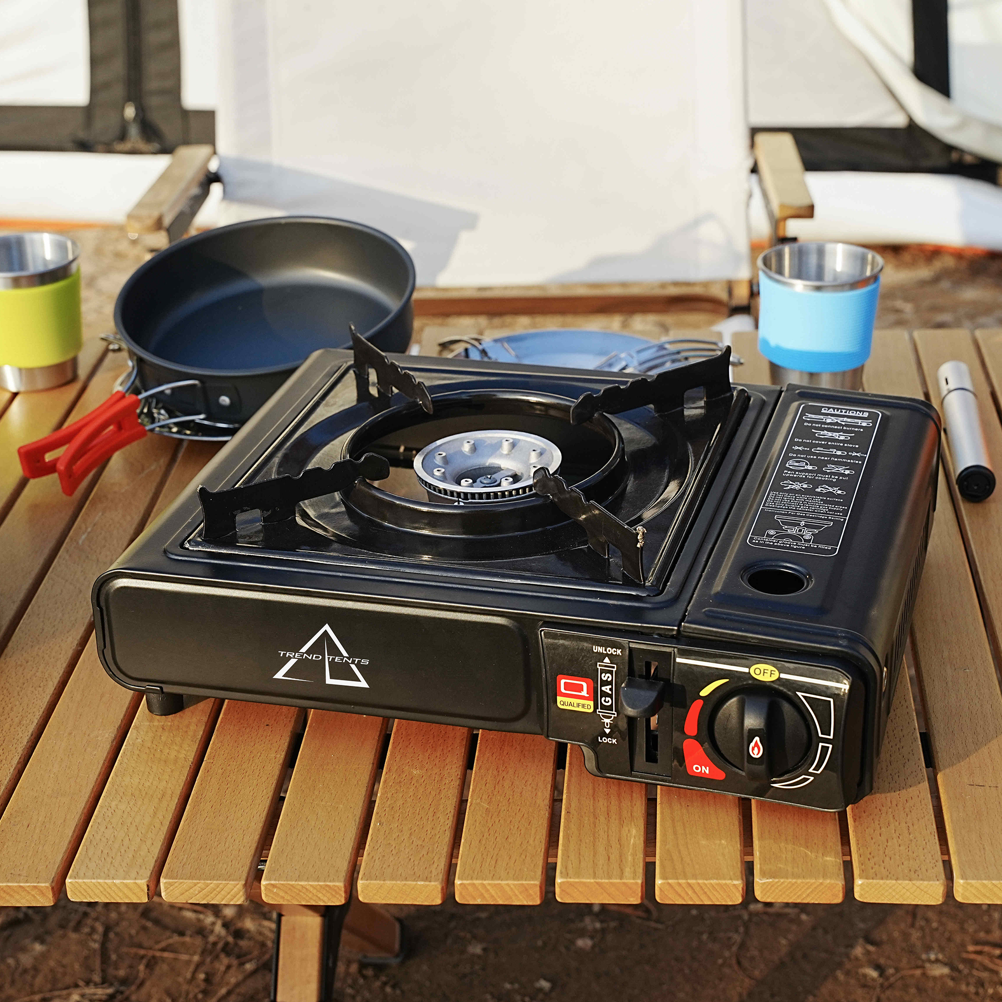 Dual Burner Portable Gas Stove | B2B Wholesale Supplier