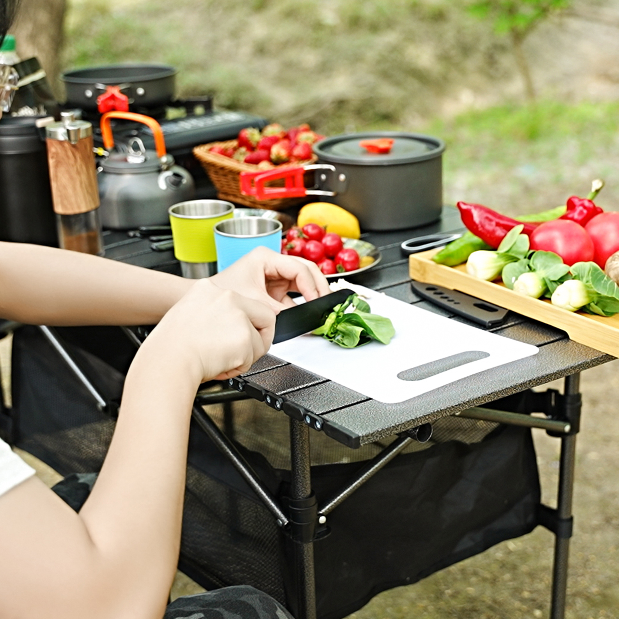 27-Piece Premium Camping Cutlery Set | B2B Wholesale Supplier