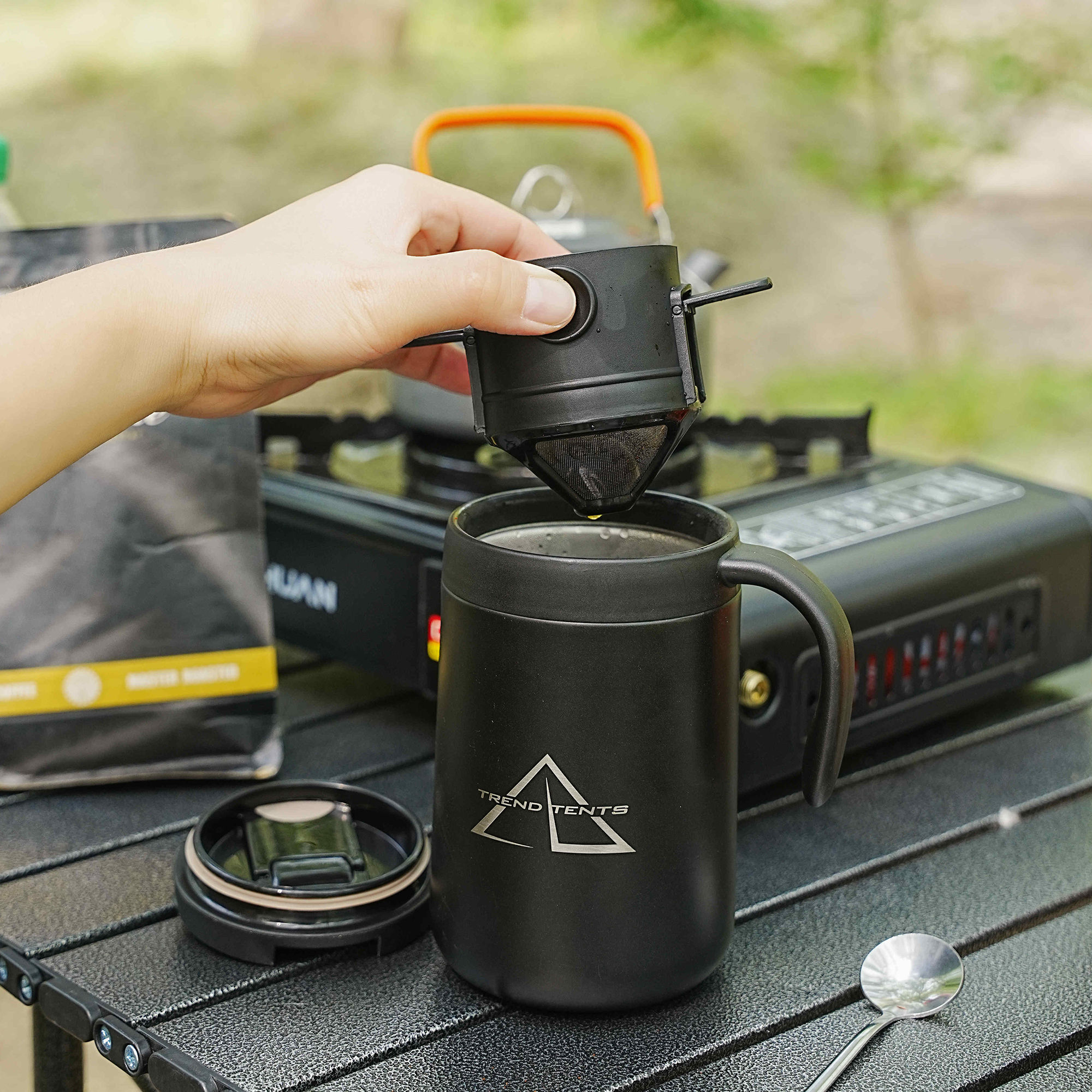 Premium Stainless Steel Camping Coffee Mug | B2B Wholesale Supplier
