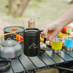 Premium Stainless Steel Camping Coffee Mug | B2B Wholesale Supplier