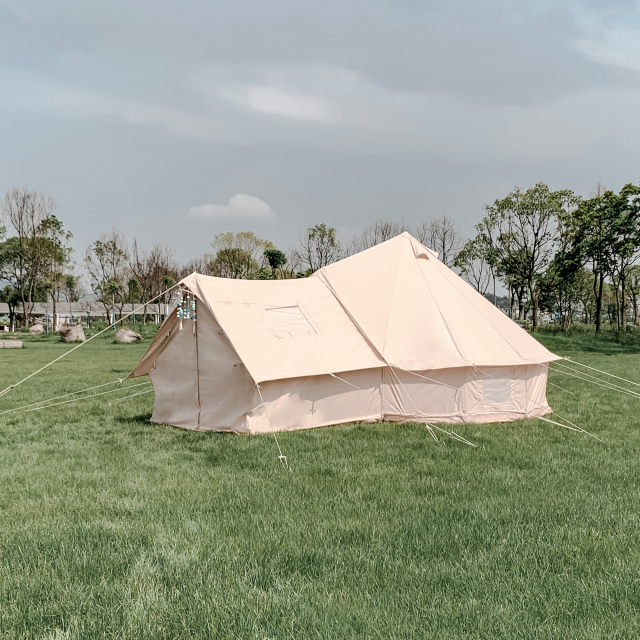 Luxury Canvas Bell Tent with Porch | B2B Wholesale Supplier