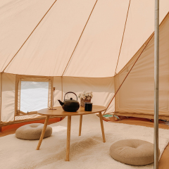 Luxury Canvas Bell Tent with Porch | B2B Wholesale Supplier