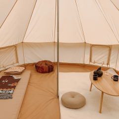 Luxury Canvas Bell Tent with Porch | B2B Wholesale Supplier