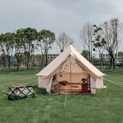 Luxury Canvas Bell Tent with Porch | B2B Wholesale Supplier