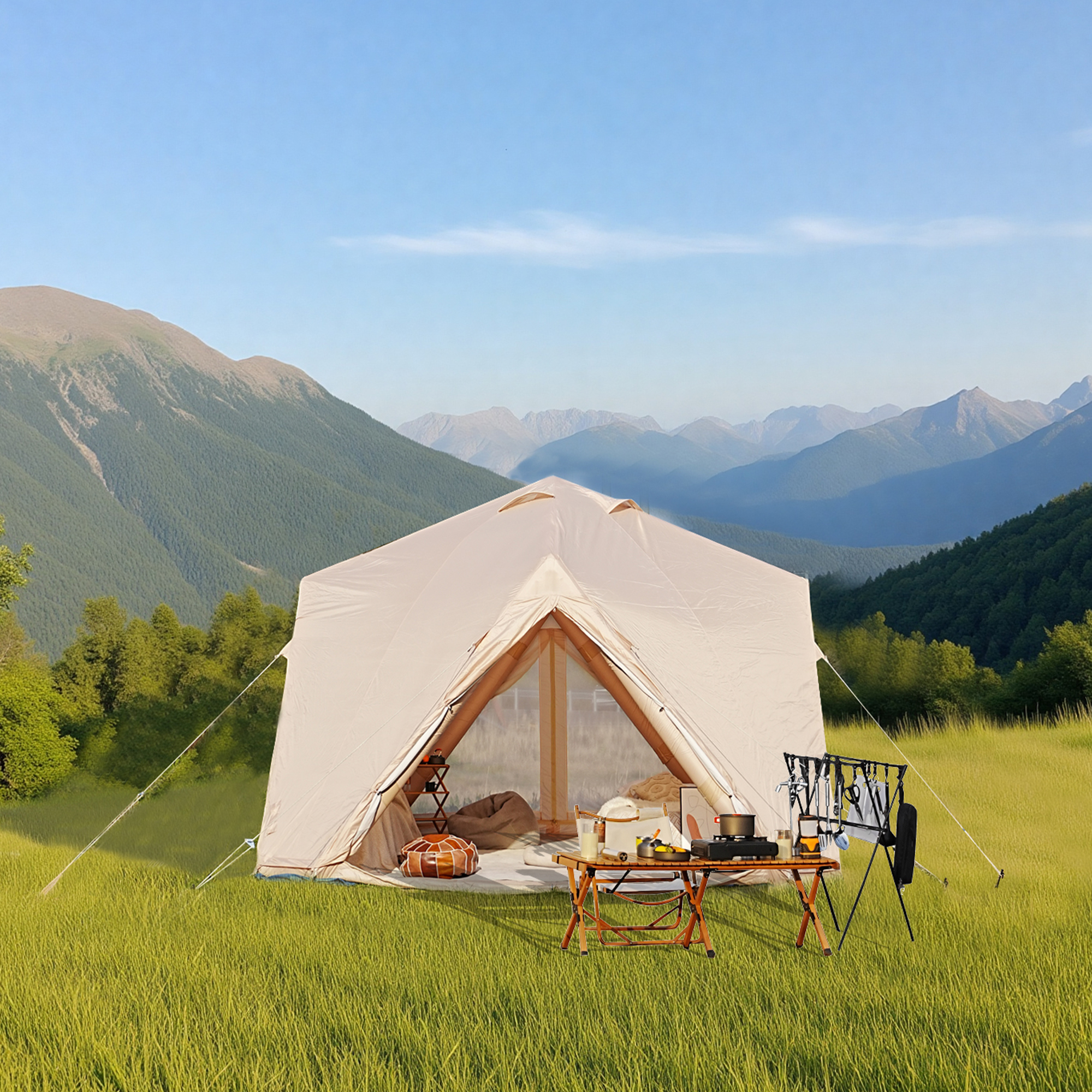 Square Inflatable Air BellNest Tent | B2B Wholesale Supplier