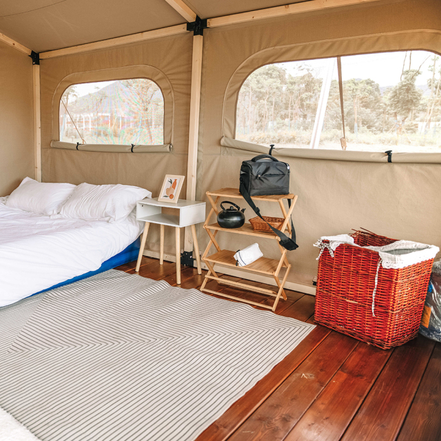 Safari Tent with Awning – B2B Luxury Glamping Shelter for Resorts & Commercial Campsites