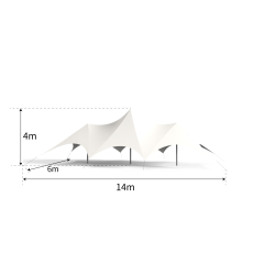 Trinity Star Tent -  Large Outdoor Canopy for Corporate Events, Team Building & Professional Exhibitions