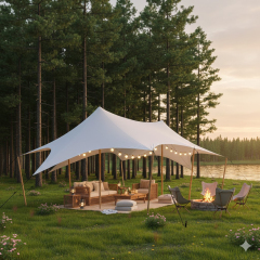 Trinity Star Tent -  Large Outdoor Canopy for Corporate Events, Team Building & Professional Exhibitions