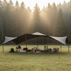 10x7.5m Commercial Stretch Tent | 720gsm Flame Retardant Event Canopy