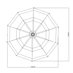 Straw Hat Tents | 1680D Commercial Tipi for Weddings & Large Events