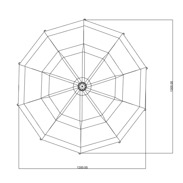 Straw Hat Tents | 1680D Commercial Tipi for Weddings & Large Events