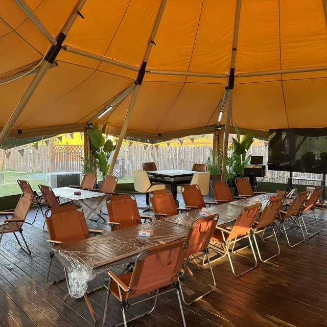 Straw Hat Tents | 1680D Commercial Tipi for Weddings & Large Events