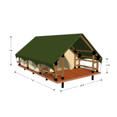 Luxury Hotel Safari Tent | B2B Wholesale for Eco-Resorts