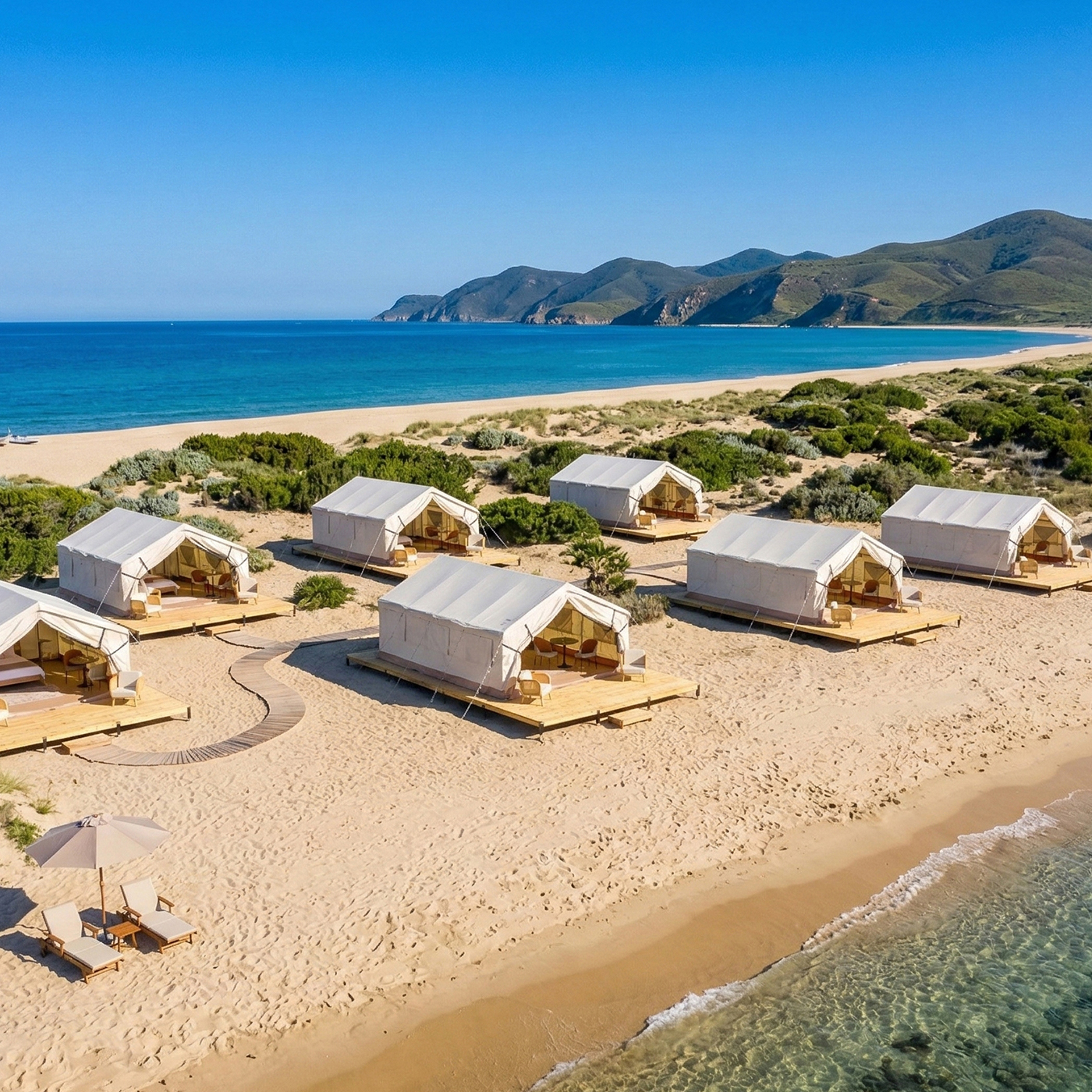 Heavy-Duty Canvas Wall Tent | Professional Eco-Lodge & Glamping Solution