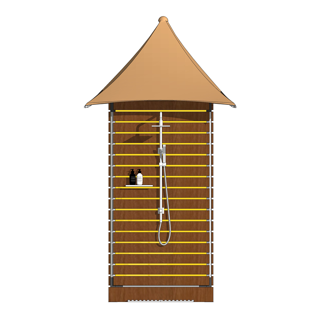 Modular Wash Pods | Prefab Outdoor Bathroom Unit for Eco Lodges & Glamping
