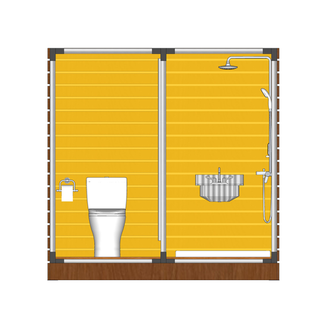 Modular Wash Pods | Prefab Outdoor Bathroom Unit for Eco Lodges & Glamping