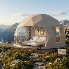 Geodesic Dome Tent | Luxury Glamping Hotel Pod with Insulated Liner