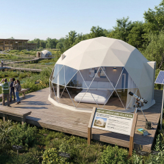 Geodesic Dome Tent | Luxury Glamping Hotel Pod with Insulated Liner