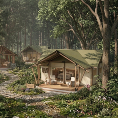Luxury Escape Tent | Compact Glamping Hotel Pod for Romantic Eco-Retreats
