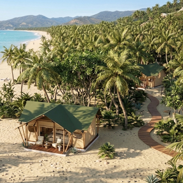 Luxury Escape Tent | Compact Glamping Hotel Pod for Romantic Eco-Retreats