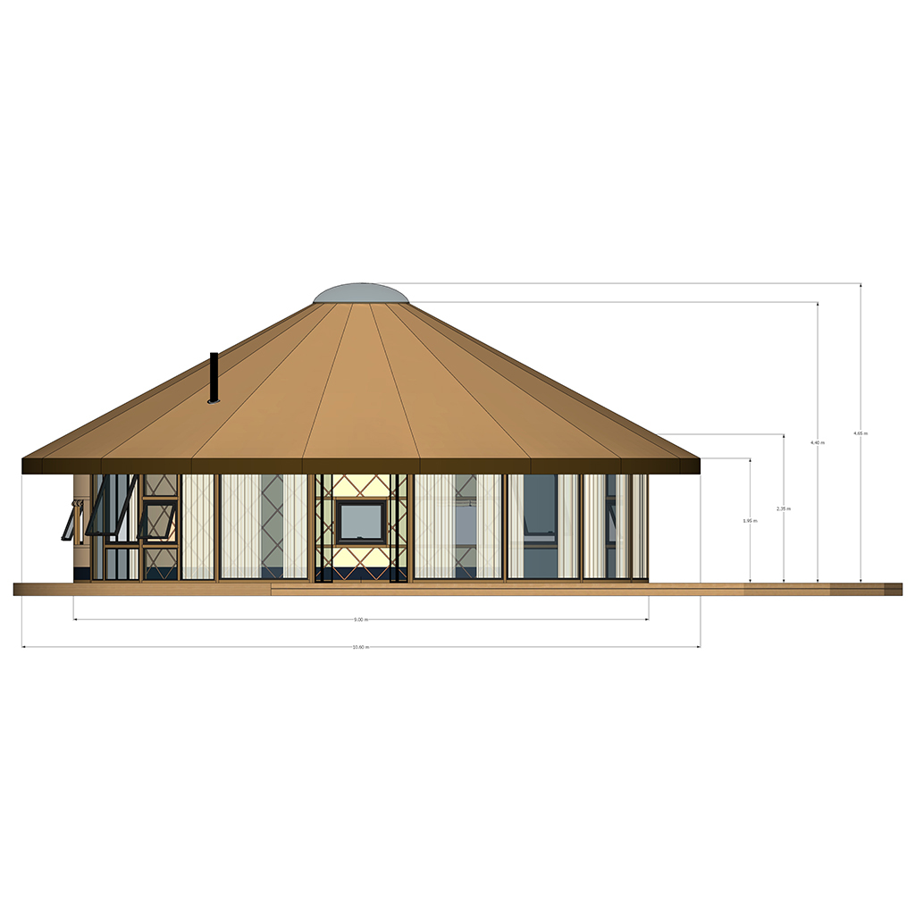 Luxury Mongolian Yurt | Four-Season Glamping Pod with Timber Frame & Wool Insulation