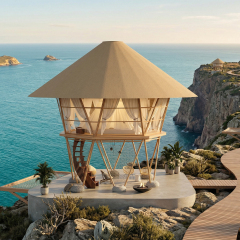 Luxury Beehive Hotel Tent | Geometric Glamping Pod with Modular Timber Frame