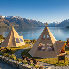 Luxury Tipi Hotel Tent | Iconic Timber-Frame Glamping Lodge for Resorts & Events