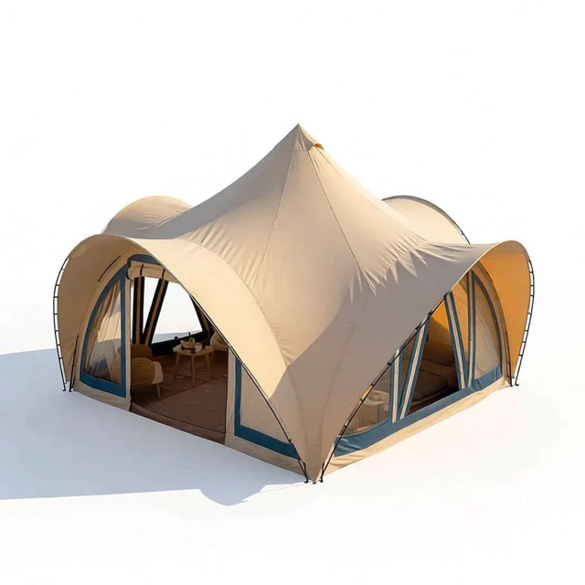 Heavy-Duty Asher Glamping Tent | Flame Retardant & All-Weather Canvas