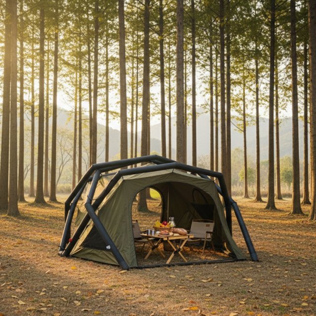 AirBast Series Inflatable Glamping Tent | Rapid Deployment & Flame-Retardant Resort Shelter