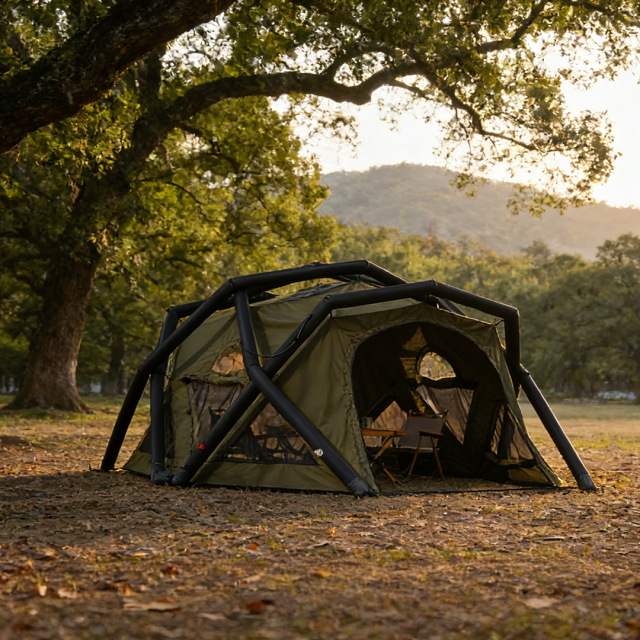 AirBast Series Inflatable Glamping Tent | Rapid Deployment & Flame-Retardant Resort Shelter