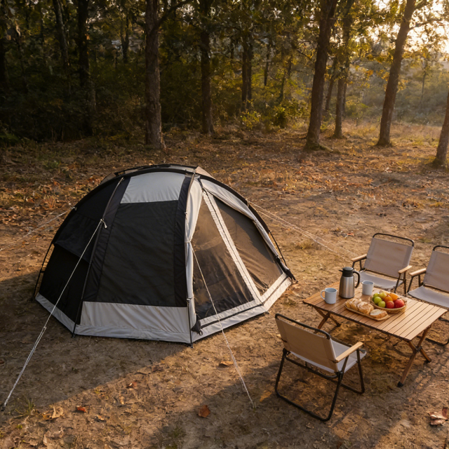 Casco Series Luxury Wall Tent | Flame Retardant & High Wind-Resistant Resort Shelter