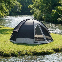 Casco Series Luxury Wall Tent | Flame Retardant & High Wind-Resistant Resort Shelter