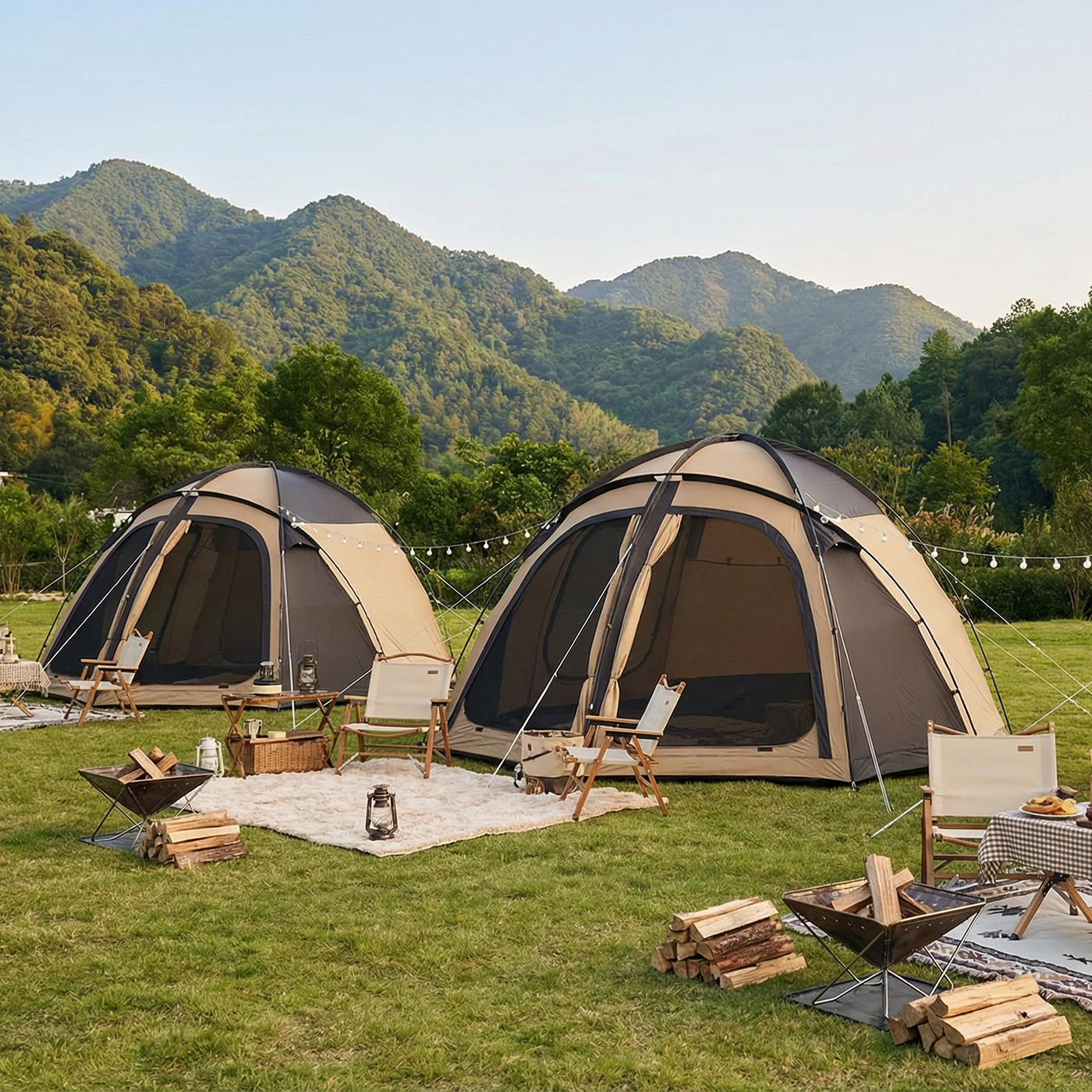 Rogue Series A-Frame Glamping Tent | Flame-Retardant Resort Solution