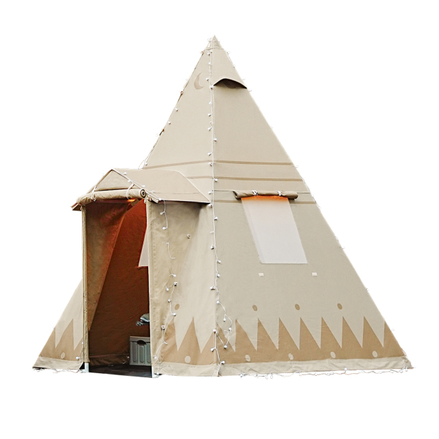 Heavy-Duty Boy Scout Tent - 360g Waterproof Poly-Cotton Canvas for School Camps & Outdoor Adventure