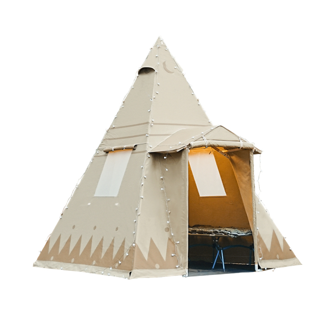 Heavy-Duty Boy Scout Tent - 360g Waterproof Poly-Cotton Canvas for School Camps & Outdoor Adventure