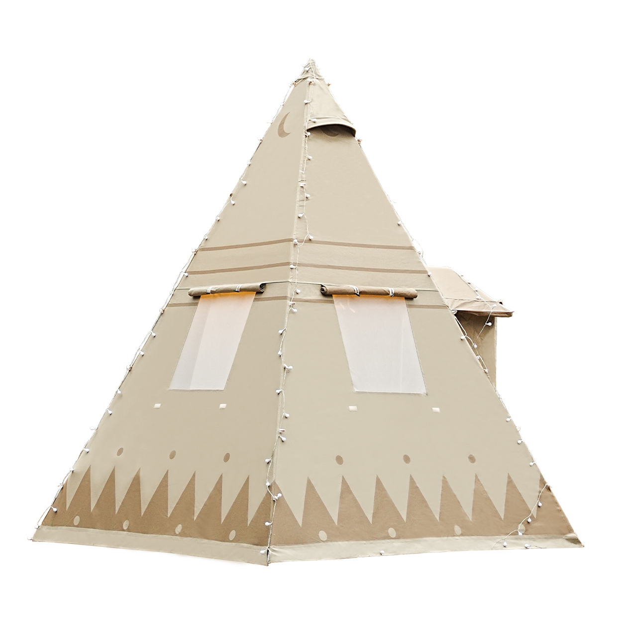 Heavy-Duty Boy Scout Tent - 360g Waterproof Poly-Cotton Canvas for School Camps & Outdoor Adventure