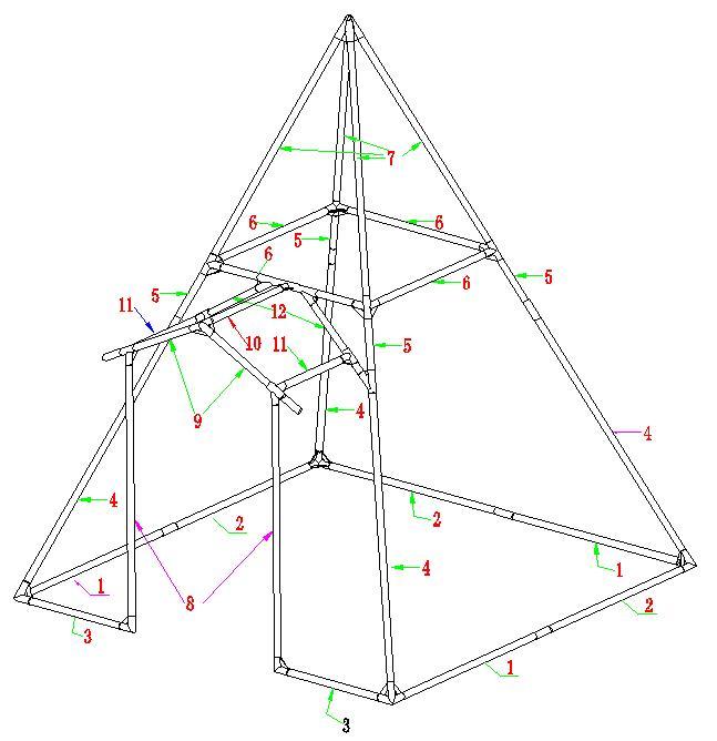 Heavy-Duty Boy Scout Tent - 360g Waterproof Poly-Cotton Canvas for School Camps & Outdoor Adventure