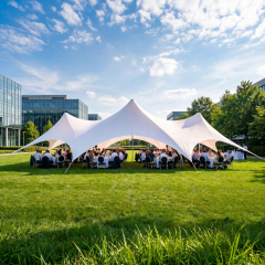 Trinity Star Tent -  Large Outdoor Canopy for Corporate Events, Team Building & Professional Exhibitions