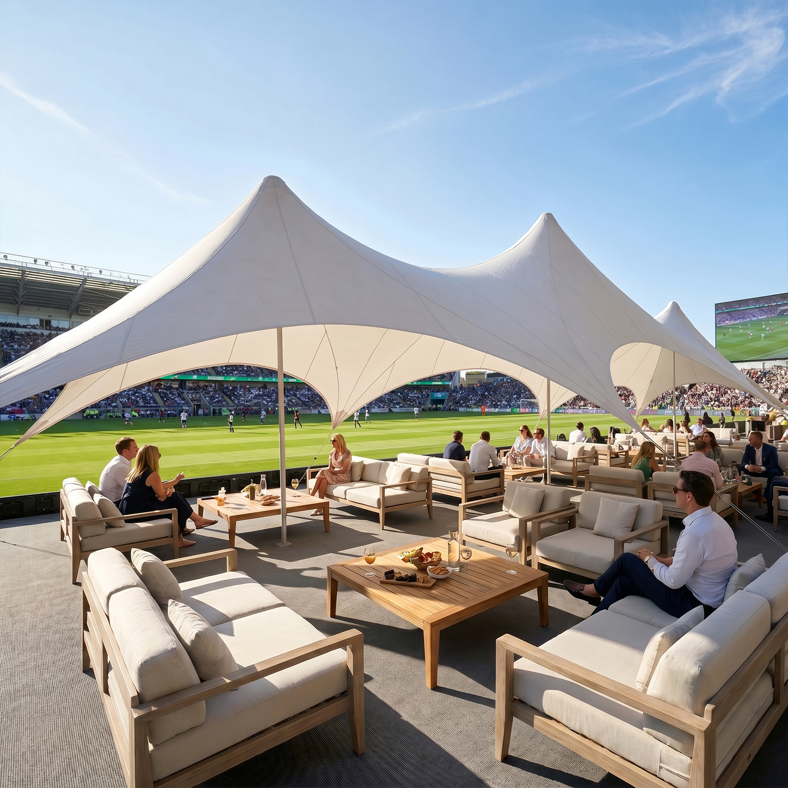 Trinity Star Tent -  Large Outdoor Canopy for Corporate Events, Team Building & Professional Exhibitions