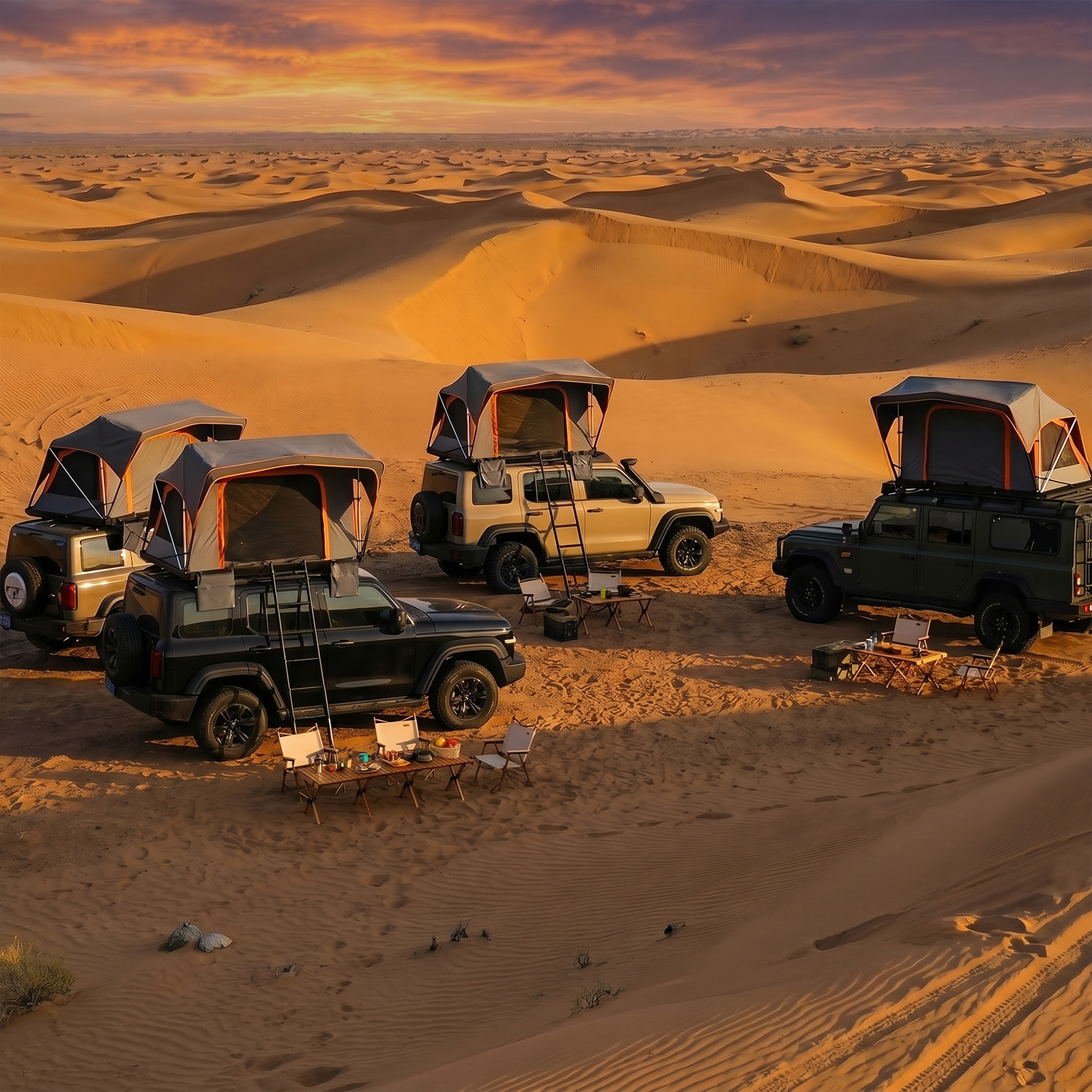 Soft Shell Rooftop Tent - 3-Person All-Season Waterproof Shelter for Group Events & Rental Fleets